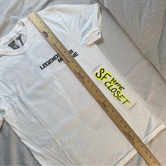 Vlone Butterfly Tee Size Small VLONE T-Shirt White Orange NEW - Picture 3 of 9